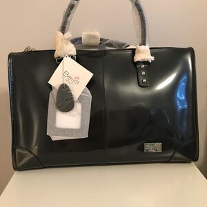 Beijo Glossy Black Tote Bag
